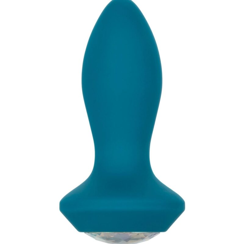 Vibruojantis „Petite Crystal“ analinis masažuoklis (mėlynas)
