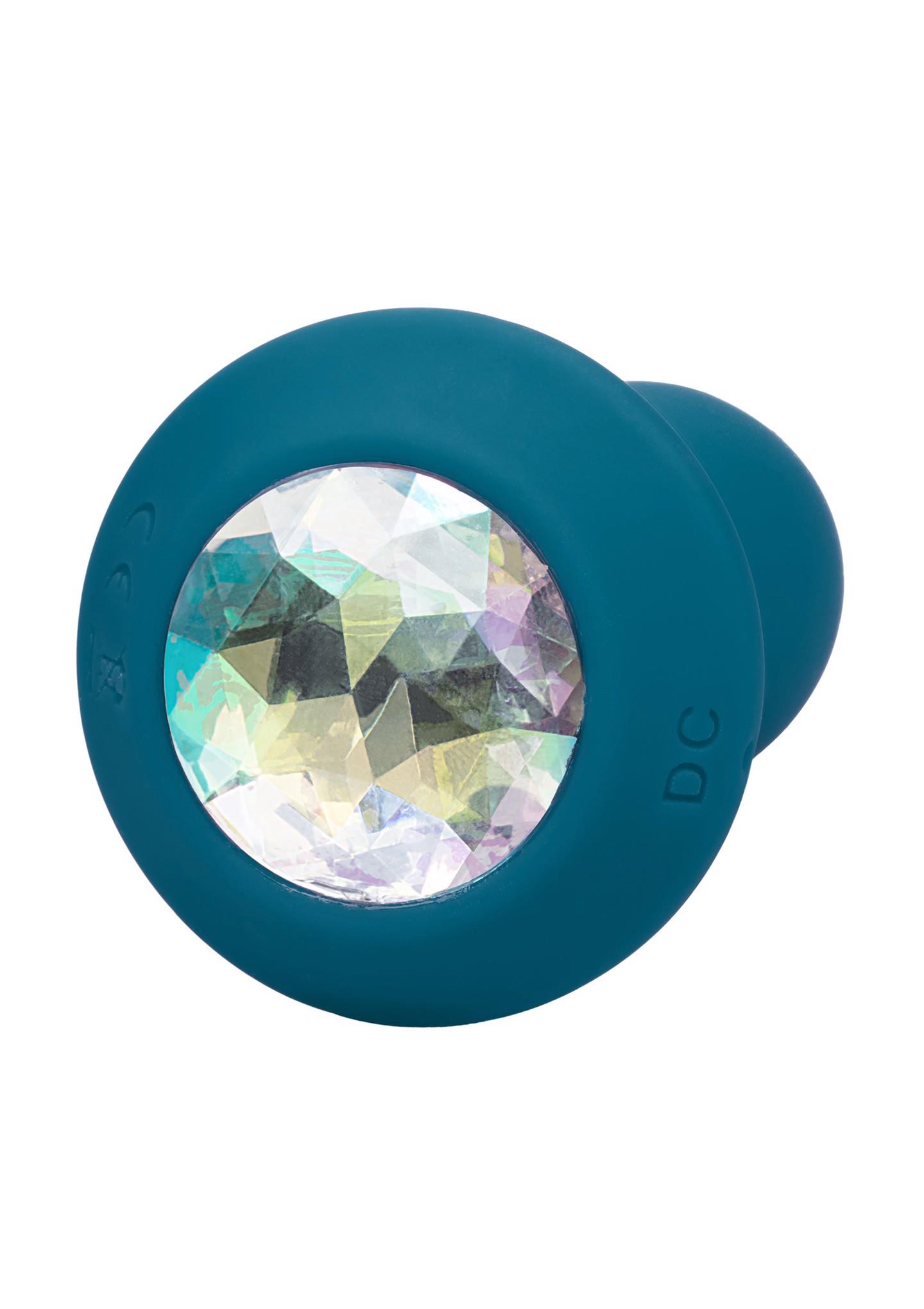 Vibruojantis „Petite Crystal“ analinis masažuoklis (mėlynas) - Image 3