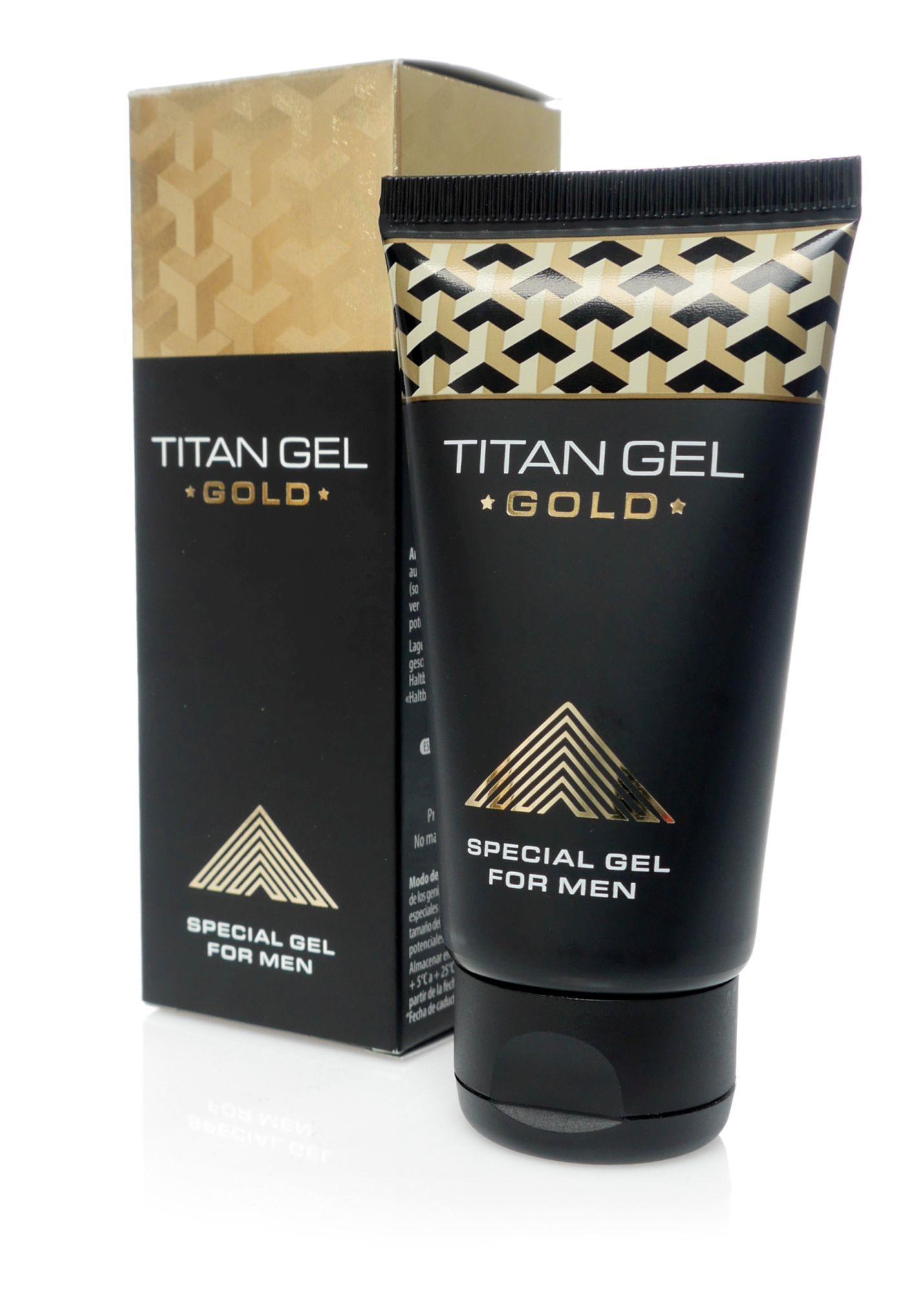 Stimuliuojantis gelis „Titan Gel Gold“ 50 ml