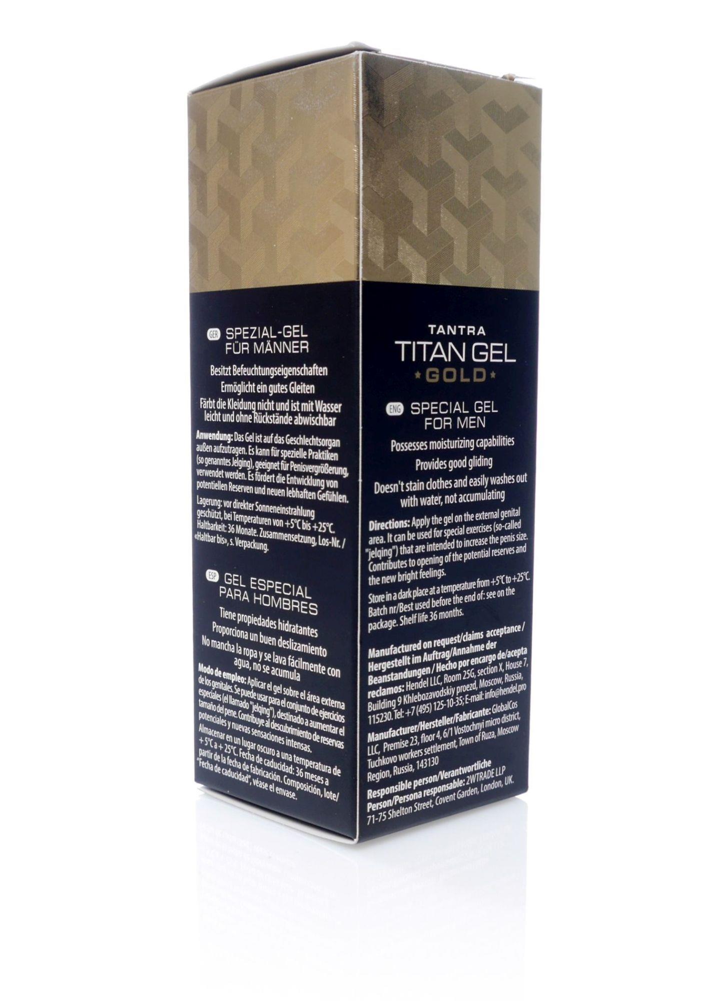 Stimuliuojantis gelis „Titan Gel Gold“ 50 ml - Image 7
