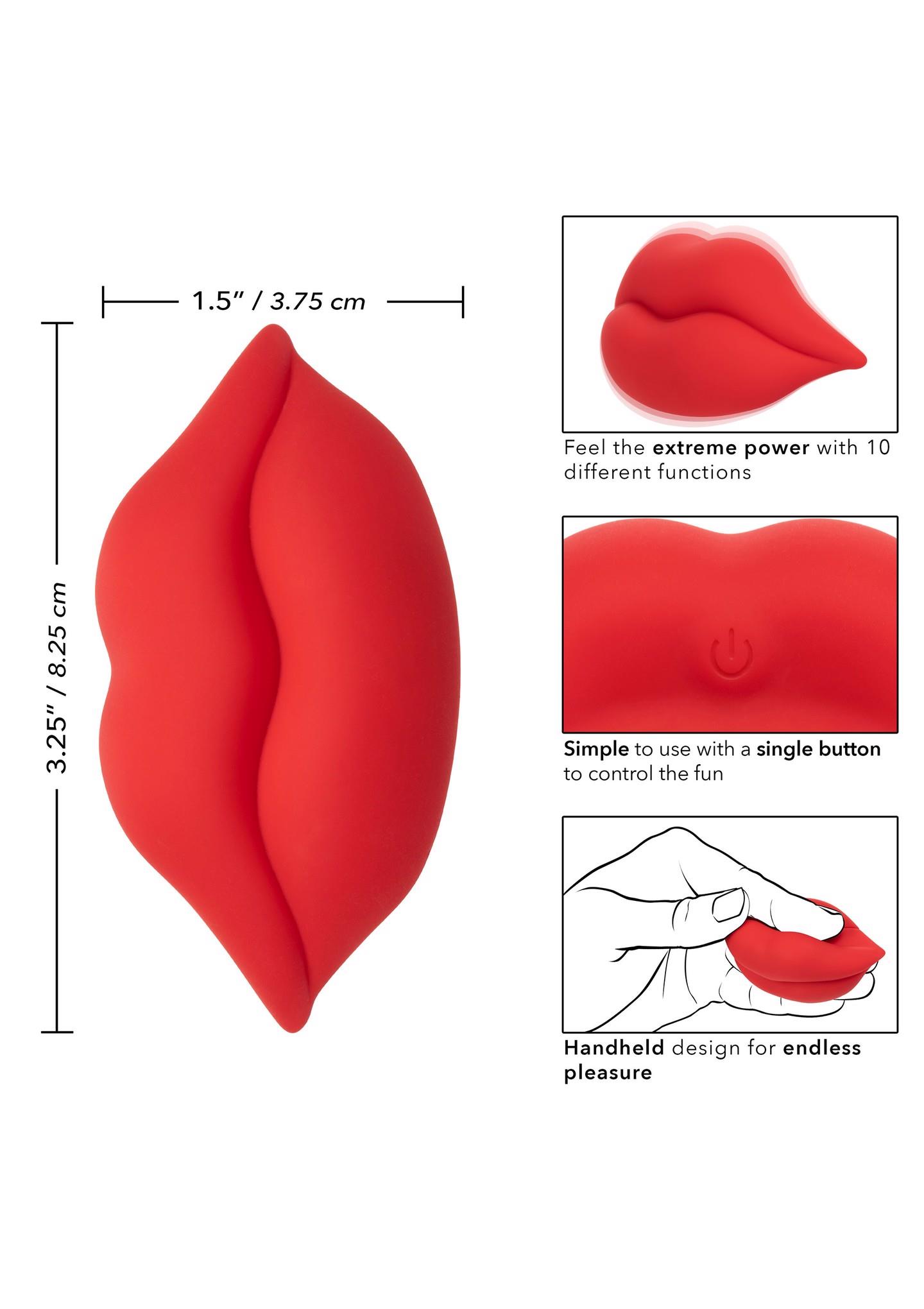 MUAH mini vibratorius (raudonas) - Image 9