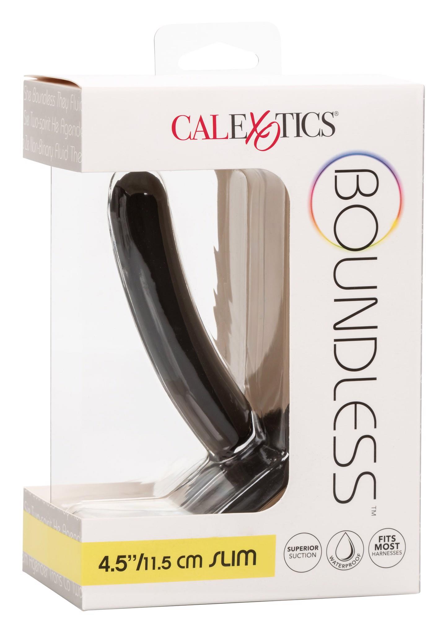 „Boundless“ 11,5 cm plonas dildo (juodas) - Image 2