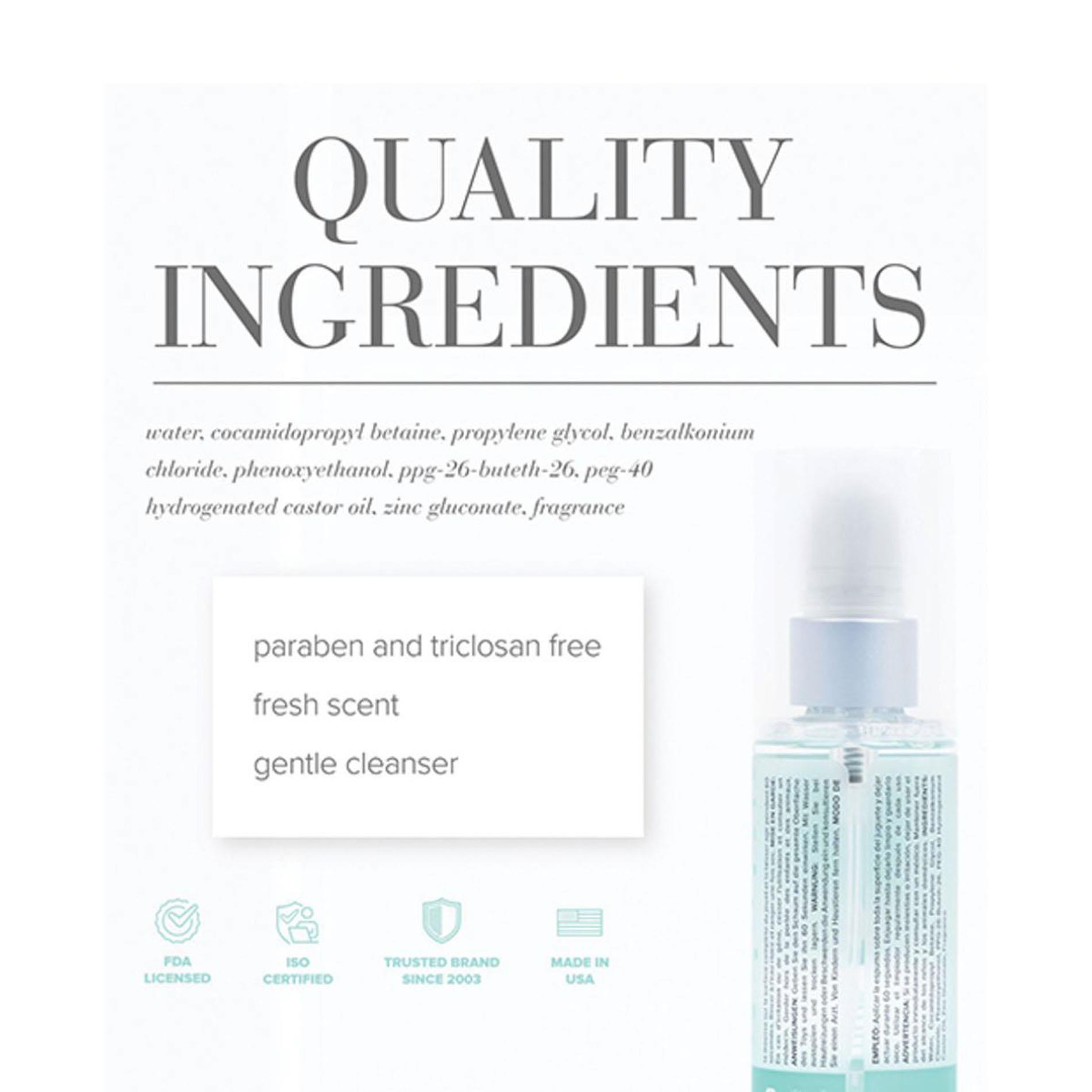 Purškiamas žaislų valiklis „System JO Misting Toy Cleaner“ 60 ml - Image 2