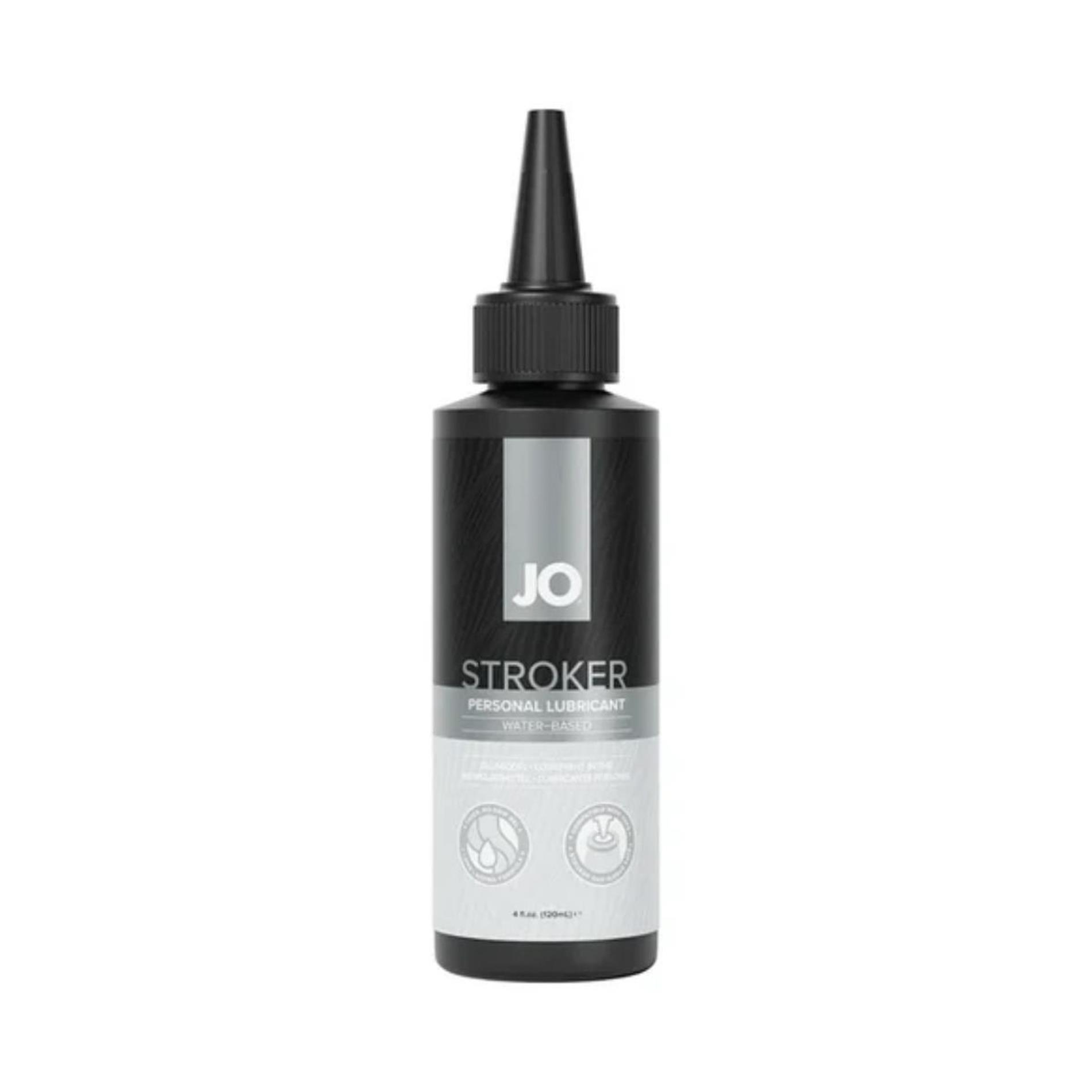 Masturbacijos lubrikantas „JO Stroker Lubricant“ 120 ml (juodas)