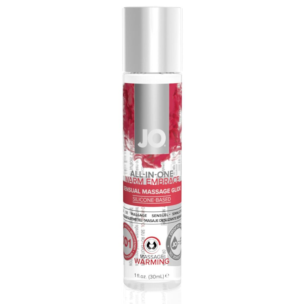 System JO šildantis masažo ir lubrikanto gelis All-in-One 30 ml