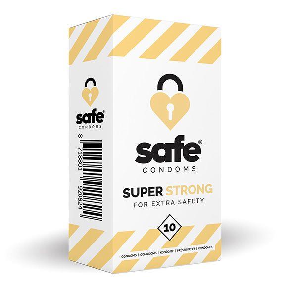 Prezervatyvai „SAFE Super Strong for Extra Safety“ (10 vnt.)