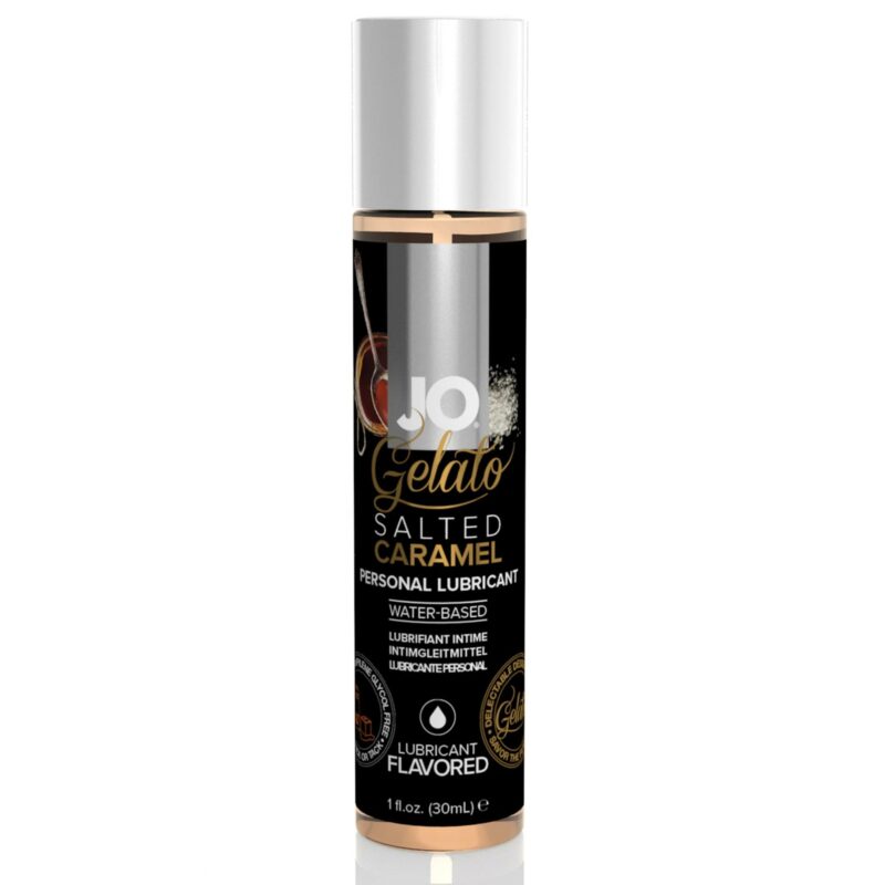 Sūdyto karamelinio skonio lubrikantas „System JO Gelato Salted Caramel“ 30 ml