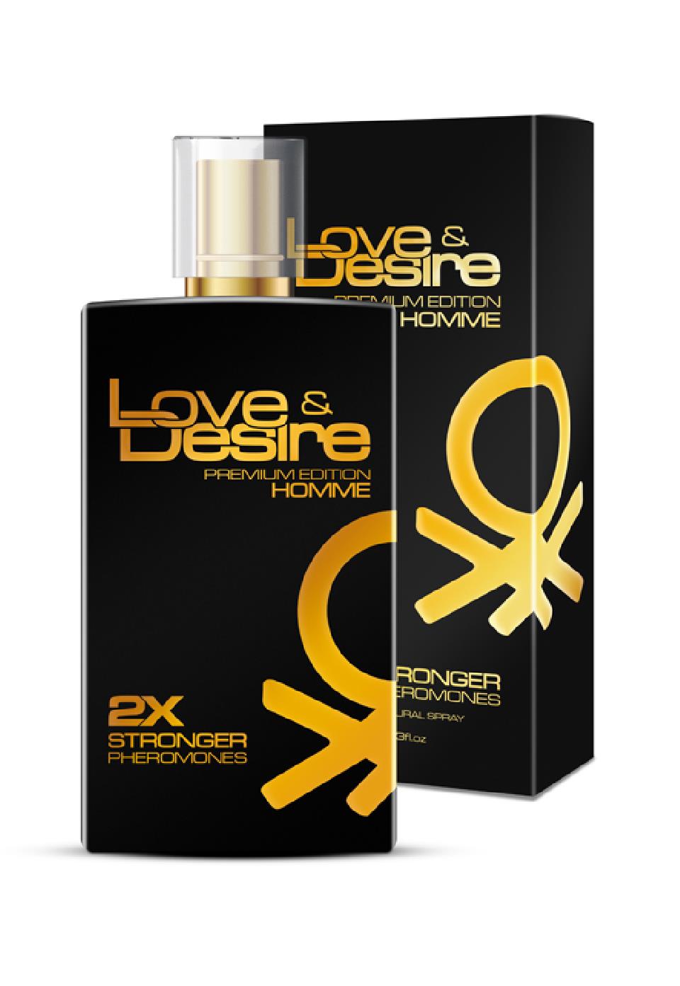Love Desire GOLD feromonų kvepalai vyrams 100 ml