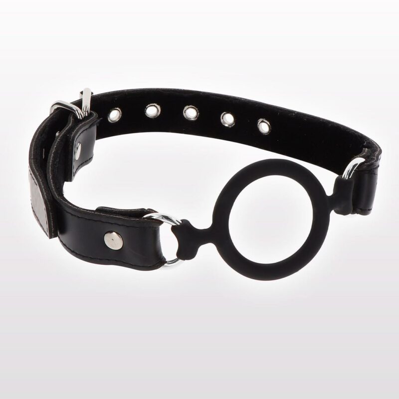 Open Ring Gag Black