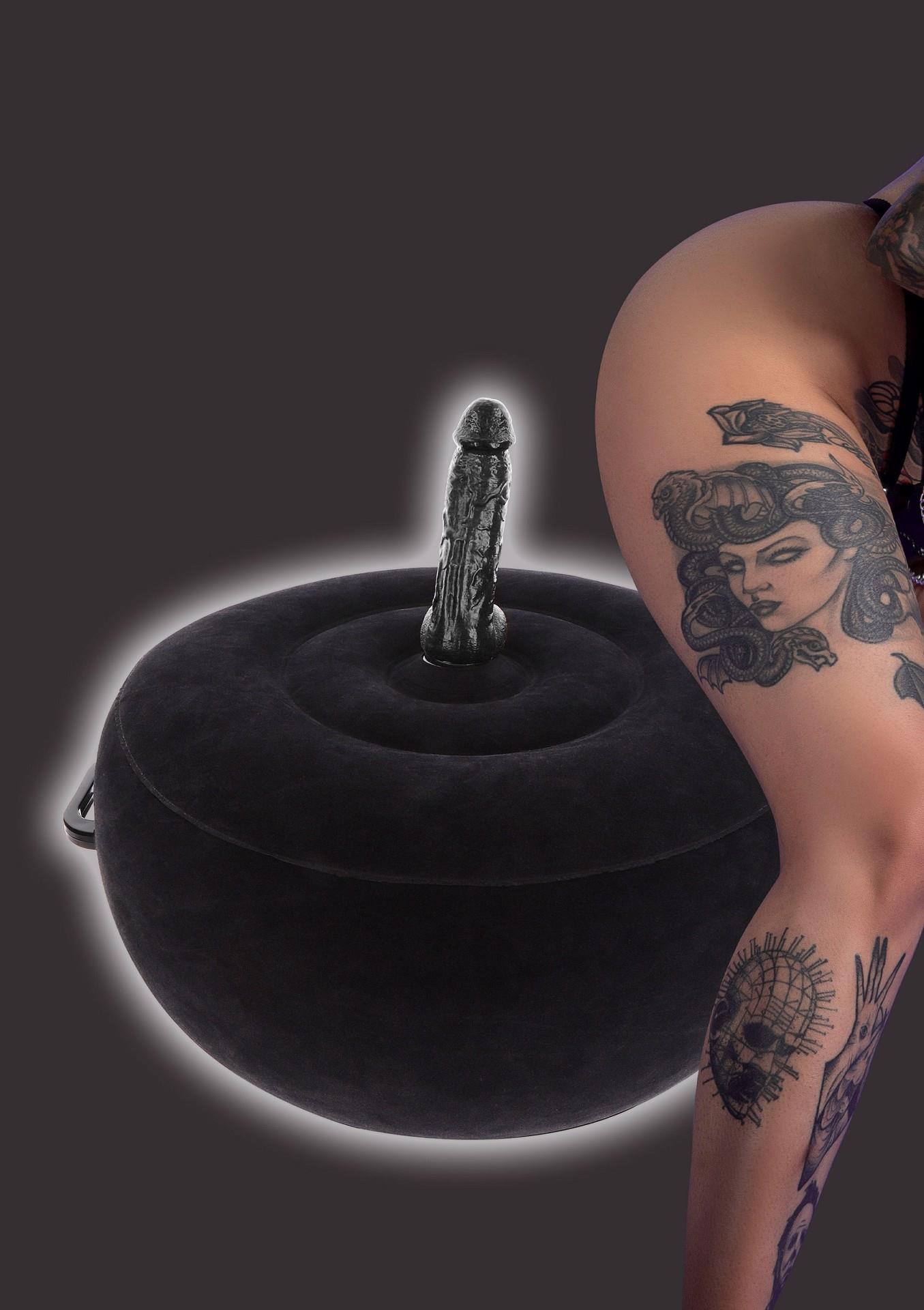 Inflatable Fuck Seat w. Remote Black - Image 7