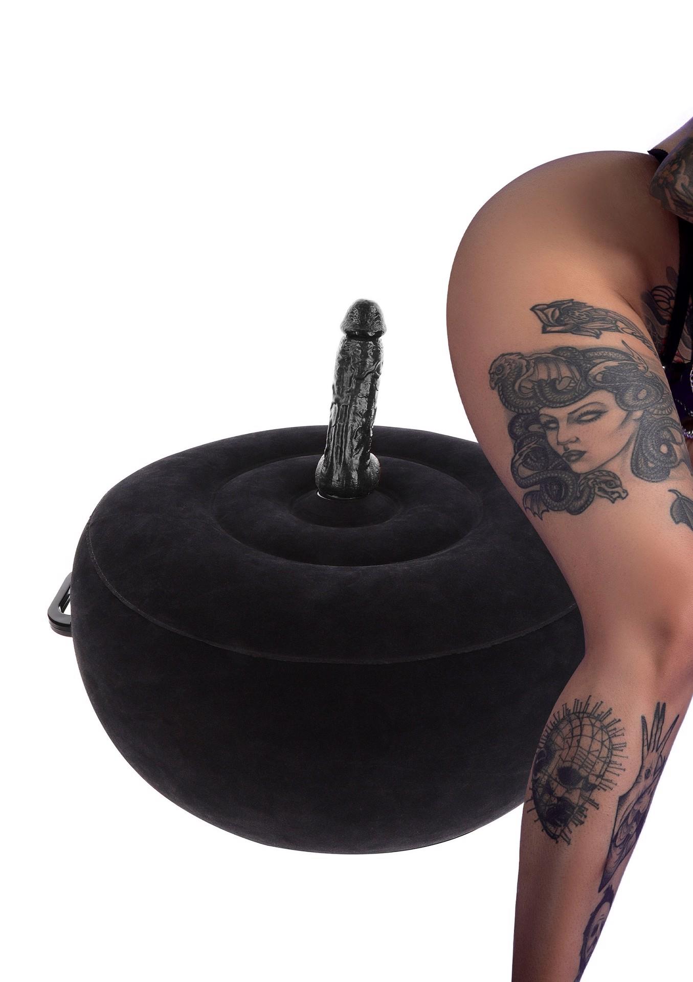 Inflatable Fuck Seat w. Remote Black - Image 8