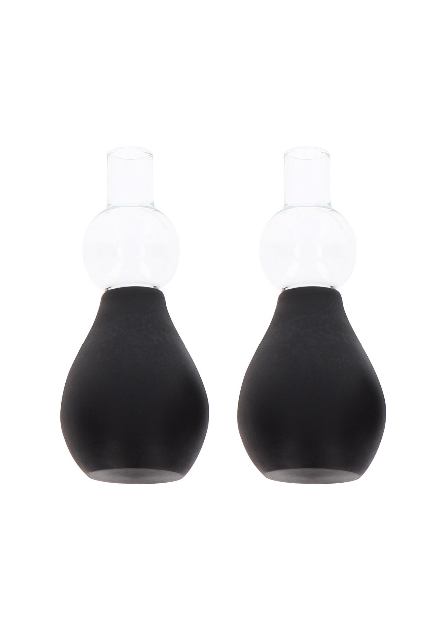 Spenelių pomputė „Nipple Enlargers with 8 Rings“ (juodi) - Image 3