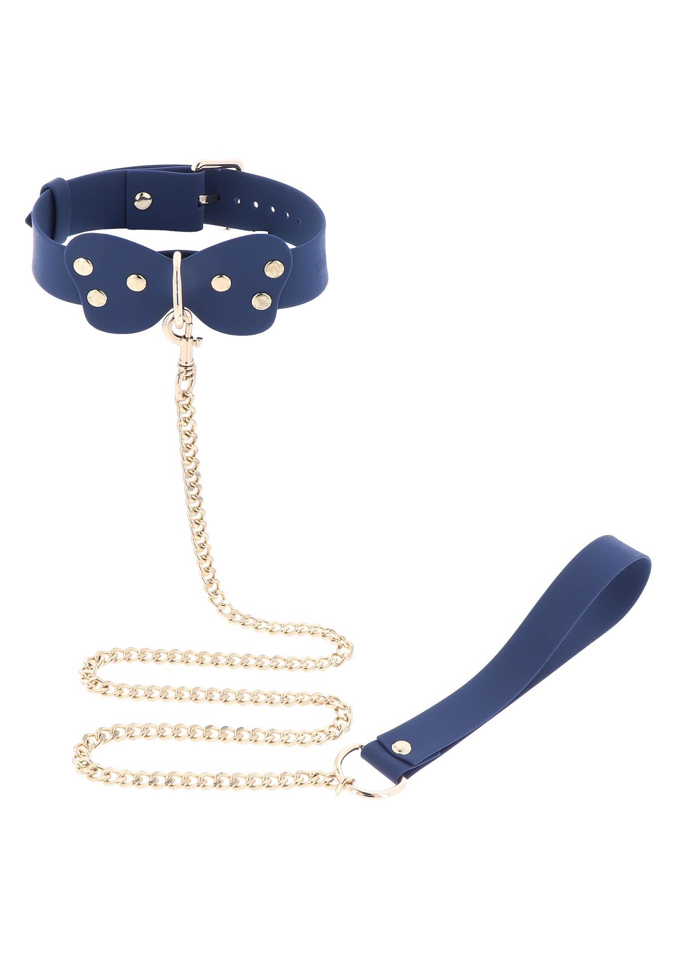 Silicone Collar and Leash Blue - Image 11