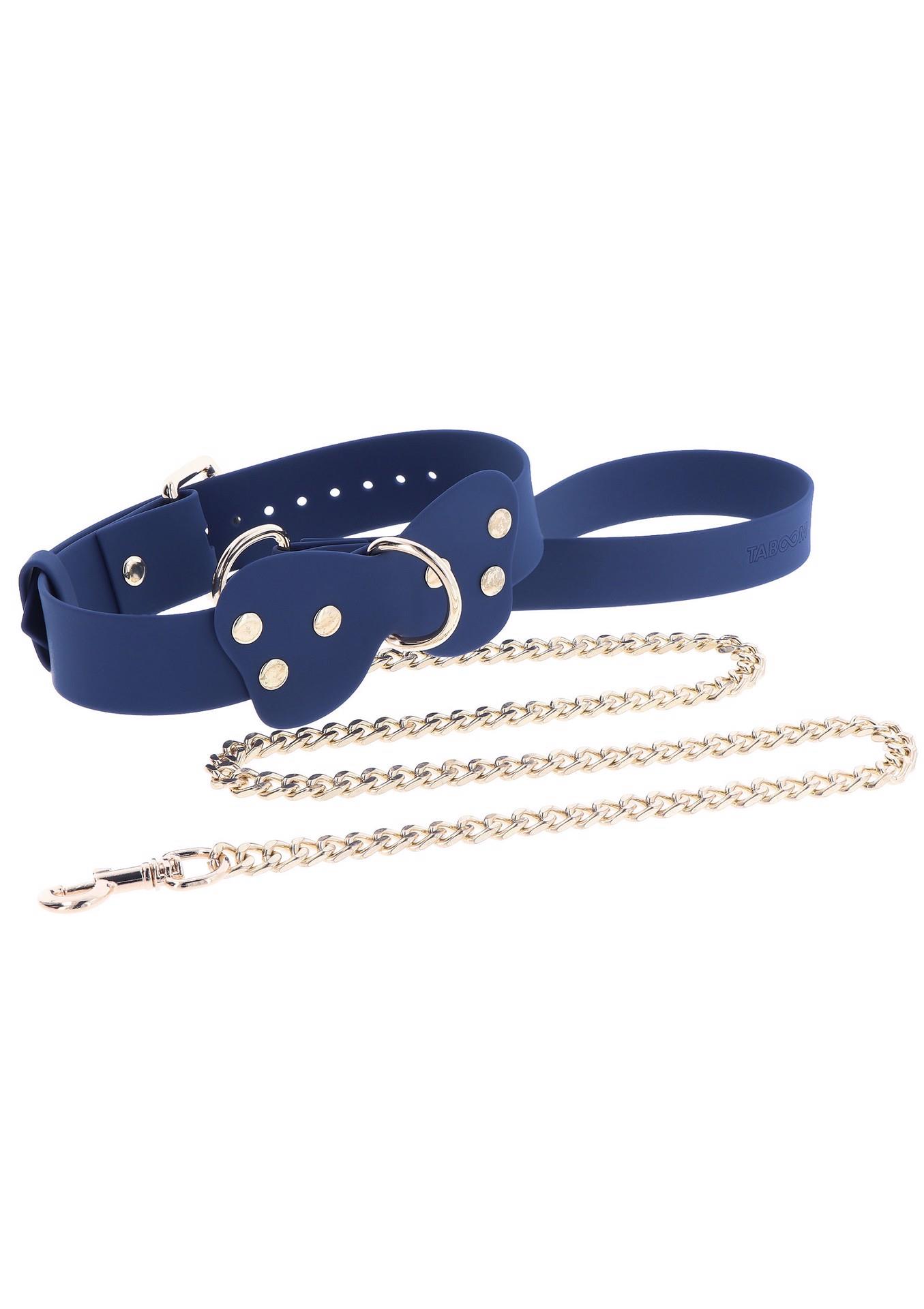 Silicone Collar and Leash Blue - Image 12