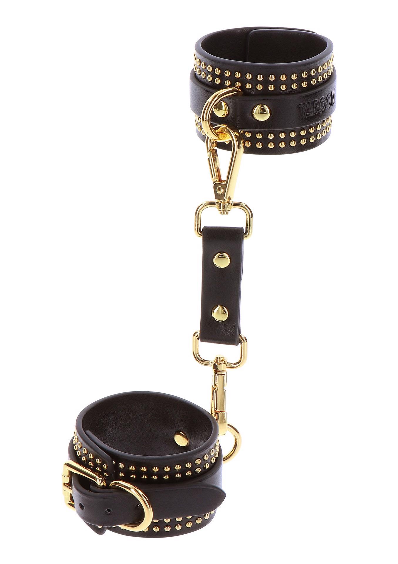 Studded Wrist Cufs Set Black - Image 18