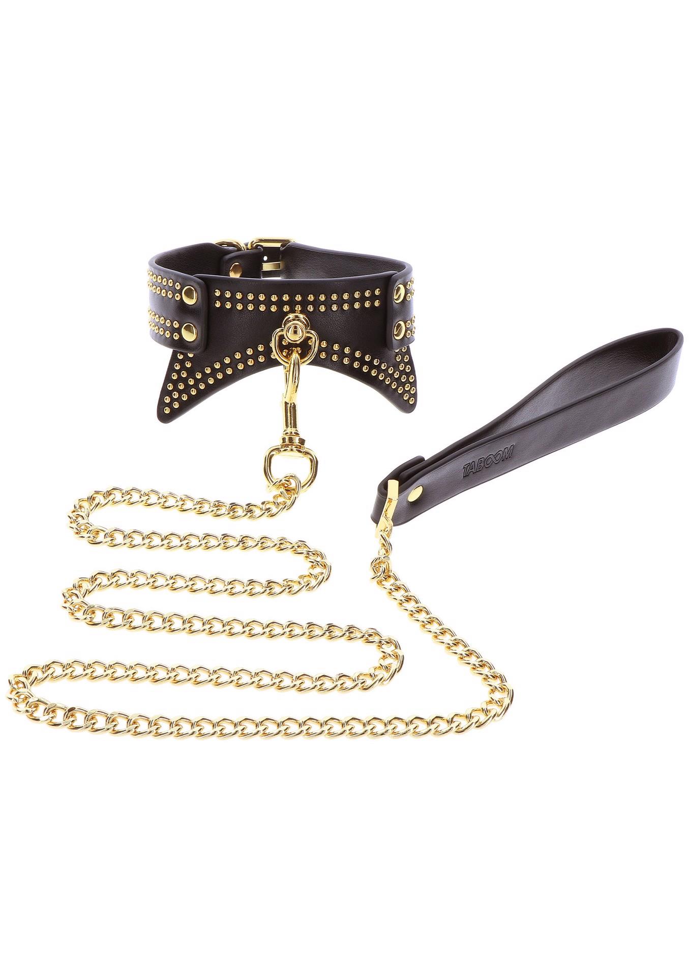 Studded Collar and Leash Black - Image 17