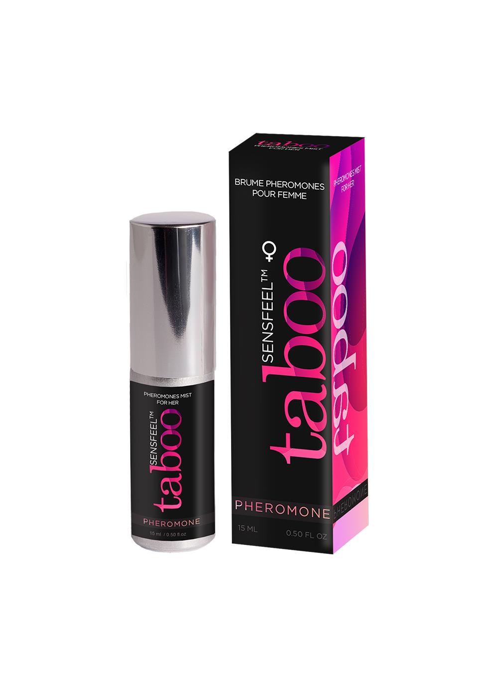 Taboo feromonų purškalas moterims „Pheromones for Her“ 15 ml