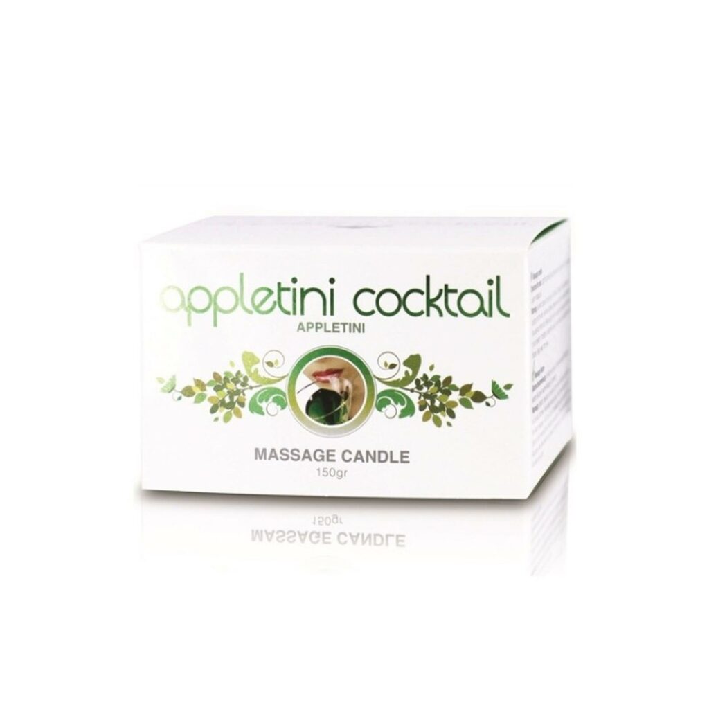 Masažo žvakė–kremas „Appletini Cocktail“