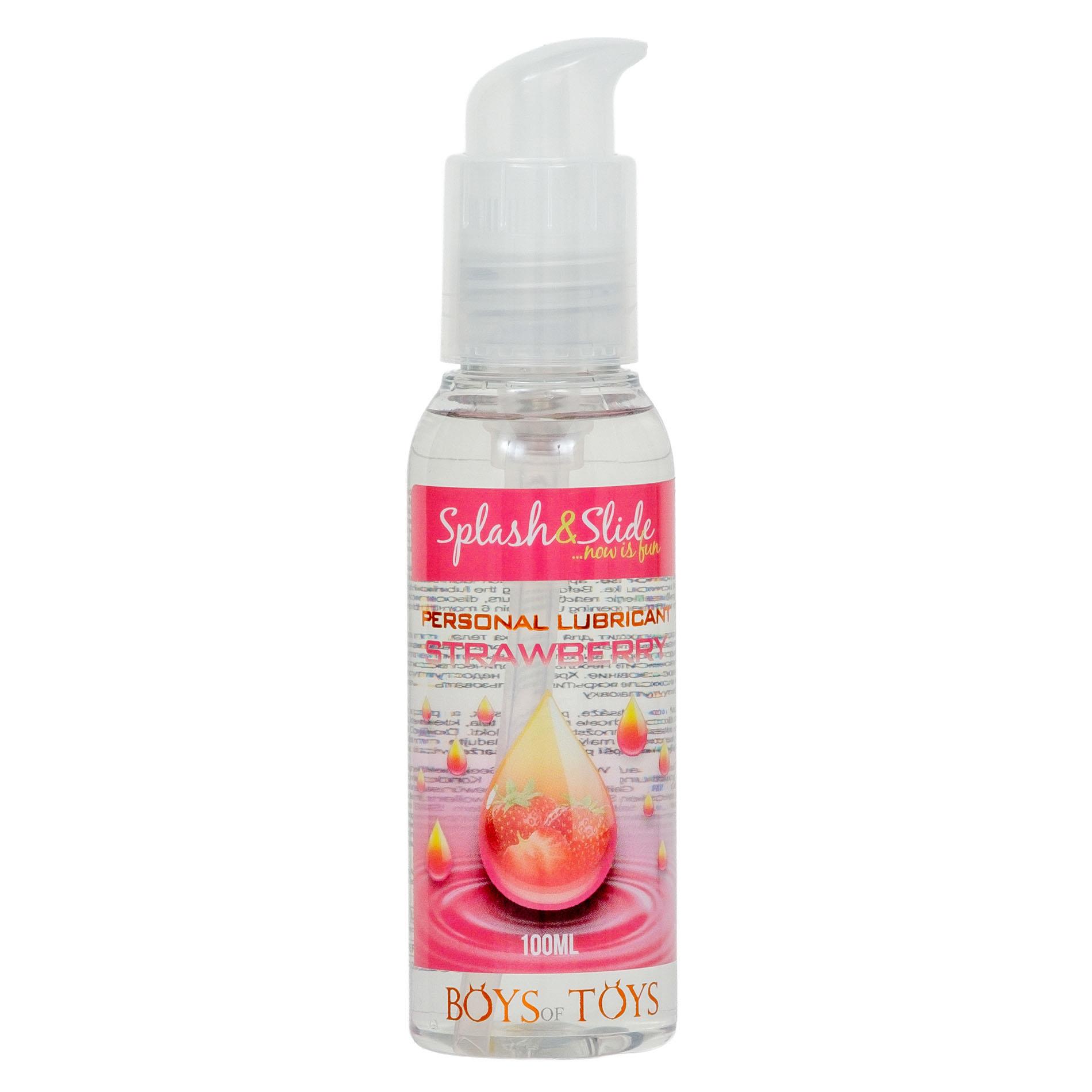 Boys of Toys Strawberry braškių skonio lubrikantas 100 ml