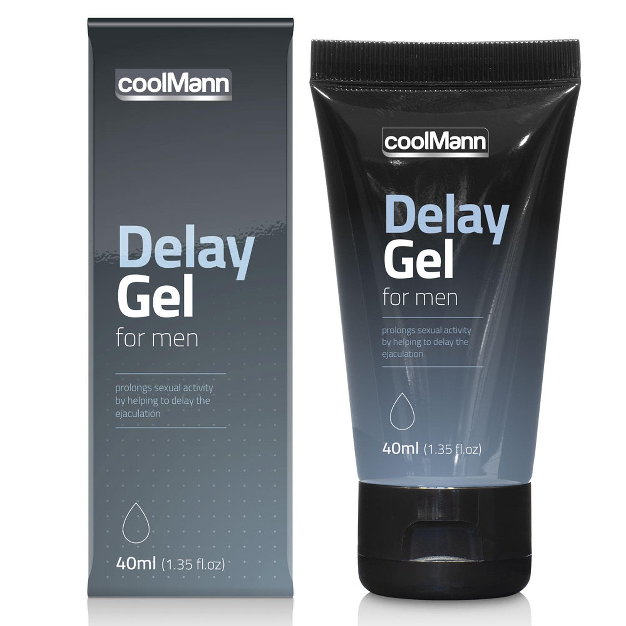 Uždelsto orgazmo gelis „CoolMann Delay Gel“ 40 ml