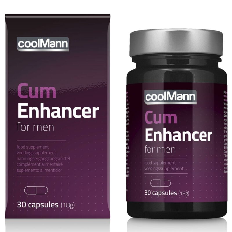 Papildas spermos kiekiui „CoolMann Cum Enhancer“ (30 kaps.)