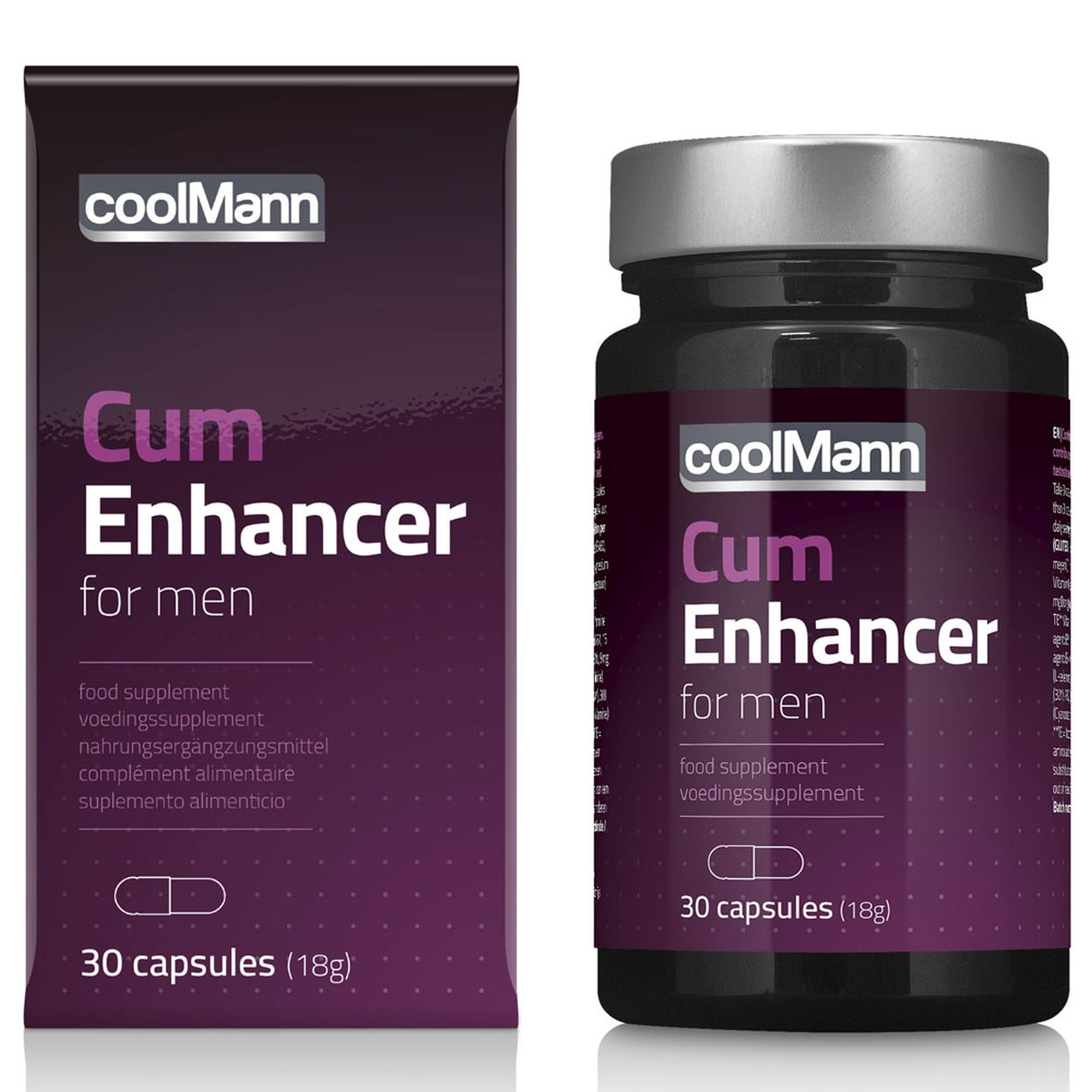 Papildas spermos kiekiui „CoolMann Cum Enhancer“ (30 kaps.)