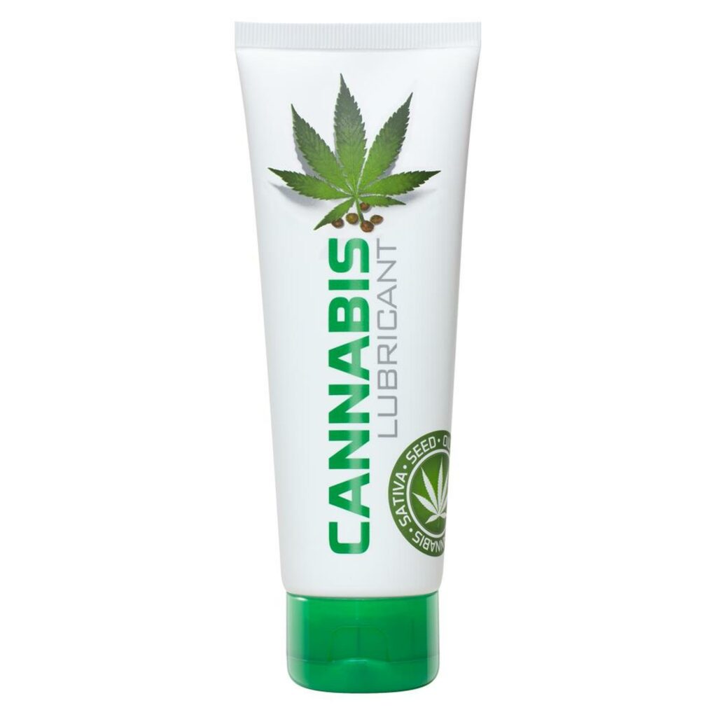 Cannabis vandens pagrindo lubrikantas su kanapių aliejumi 125 ml