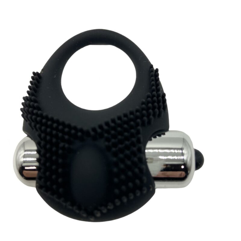 Turbo 03 vibruojantis penio žiedas juodas