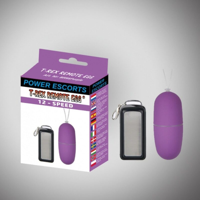 T-Rex nuotoliniu valdomas vibruojantis kiaušinėlis violetinis
