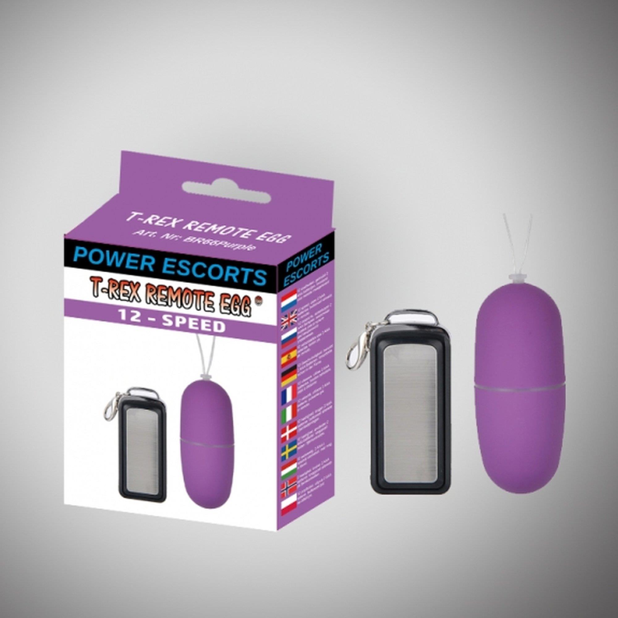 T-Rex nuotoliniu valdomas vibruojantis kiaušinėlis violetinis