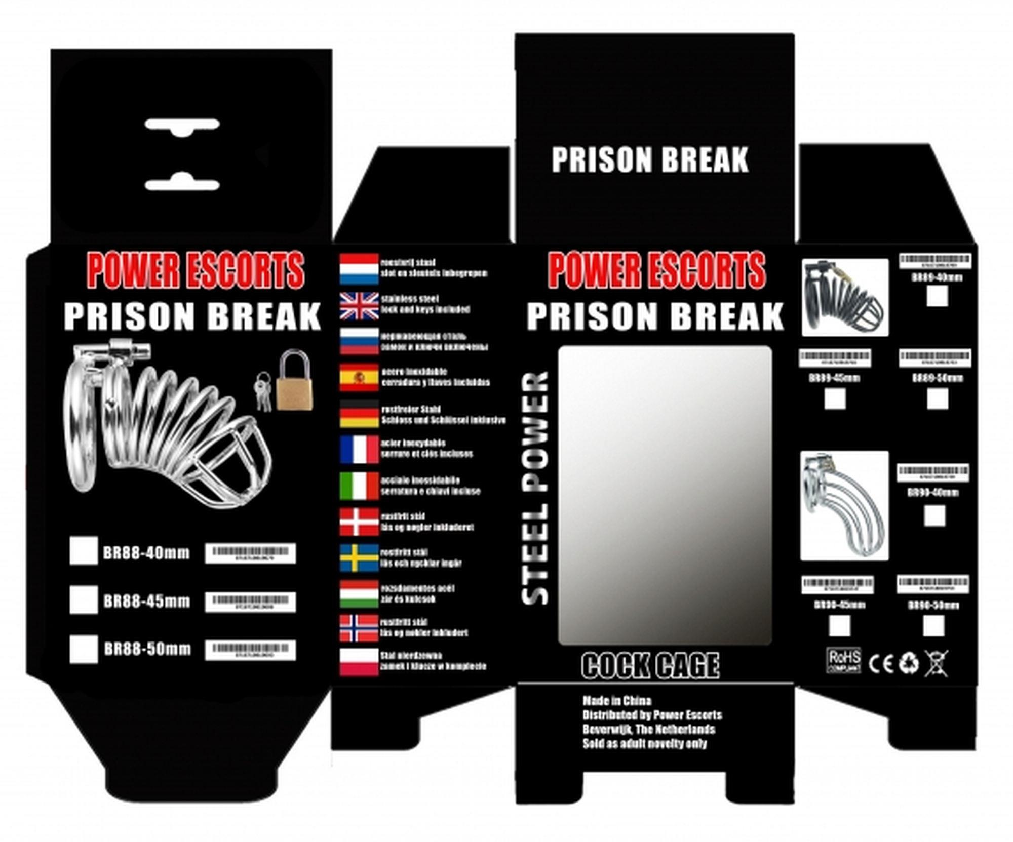 Prison Break metalinis skaistybės narvelis su užraktu 40 mm - Image 3