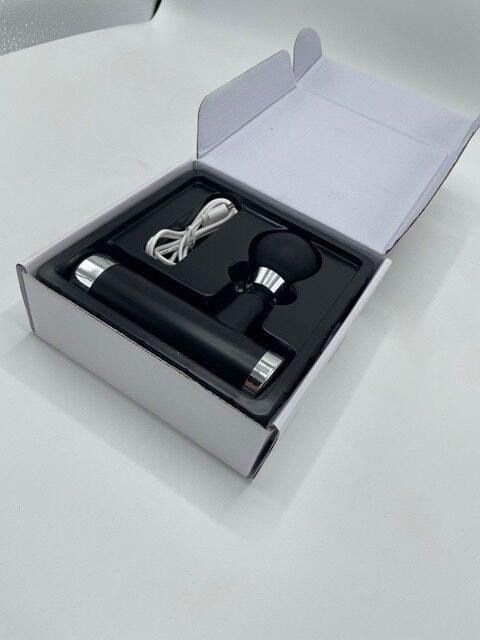 Mini masažuoklis „Massage Gun“, juodas - Image 9