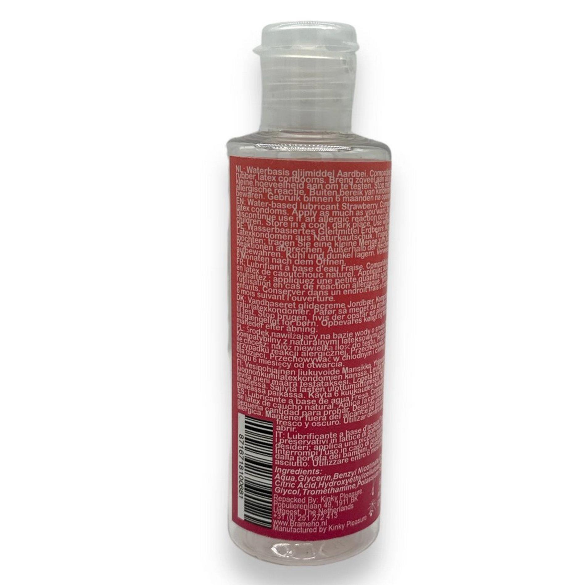 Kinky Pleasure braškinis intymus lubrikantas 100 ml - Image 3
