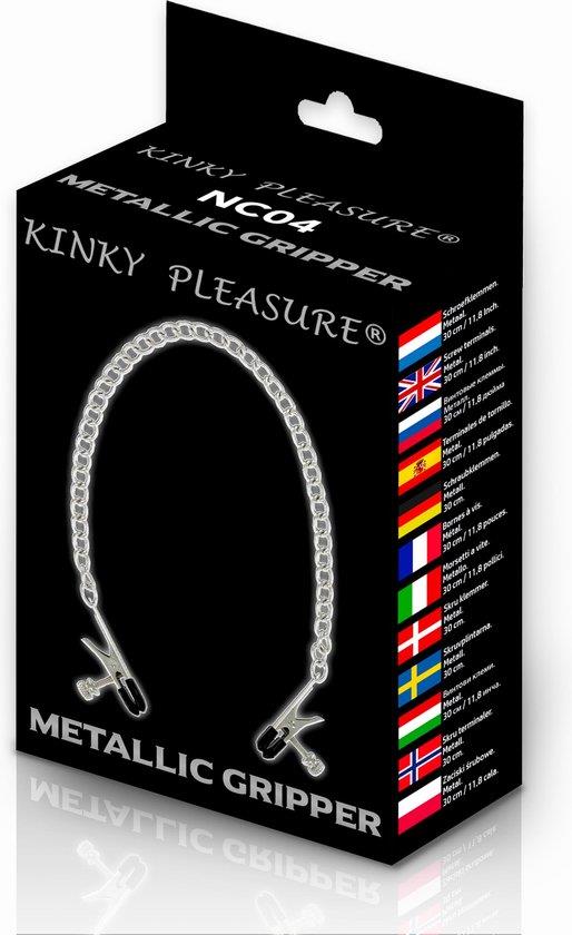 Kinky Pleasure metaliniai spaustukai „Gripper“ - Image 3