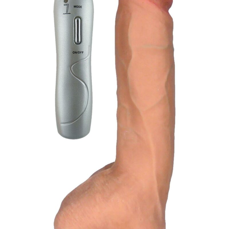 Vibratorius ZEUS LOVECLONEX 9″ su vibracija