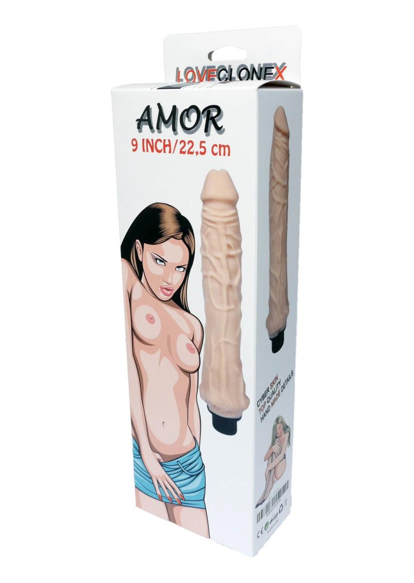 Vibratorius AMOR LOVECLONEX 9″ su vibracija - Image 8