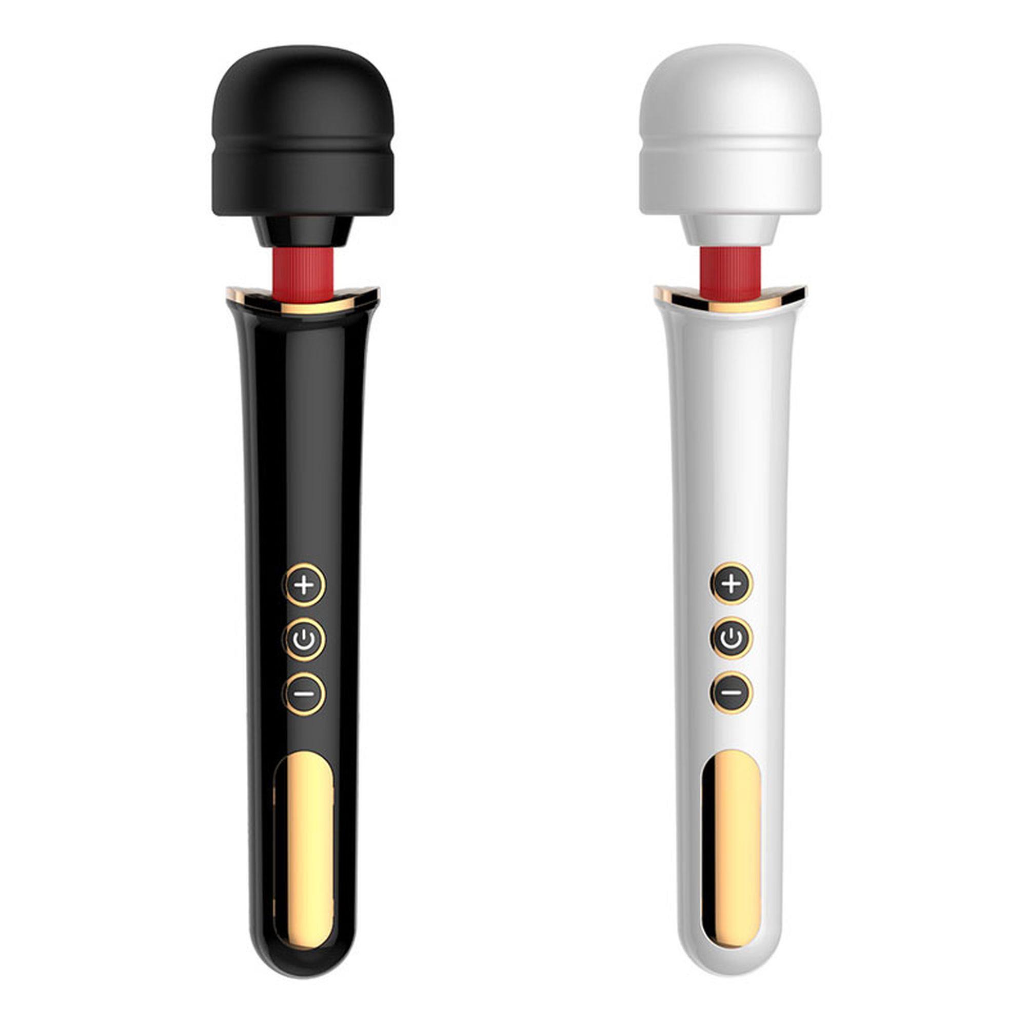 Super Powerful USB masažuoklis baltas, 10 funkcijų - Image 2