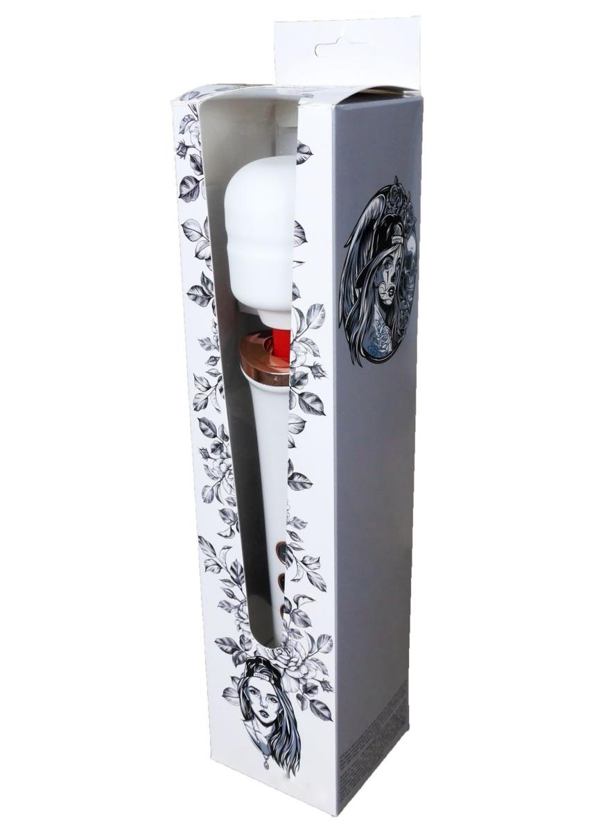 Super Powerful USB masažuoklis baltas, 10 funkcijų - Image 8