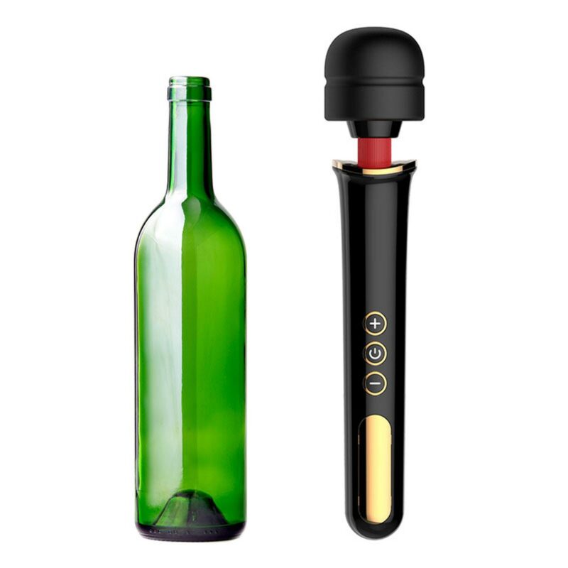 Super Powerful USB masažuoklis juodas, 10 funkcijų