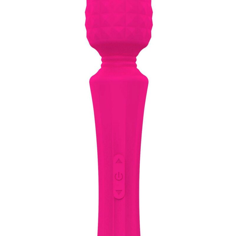 Rechargeable Power Wand rožinis masažuoklis