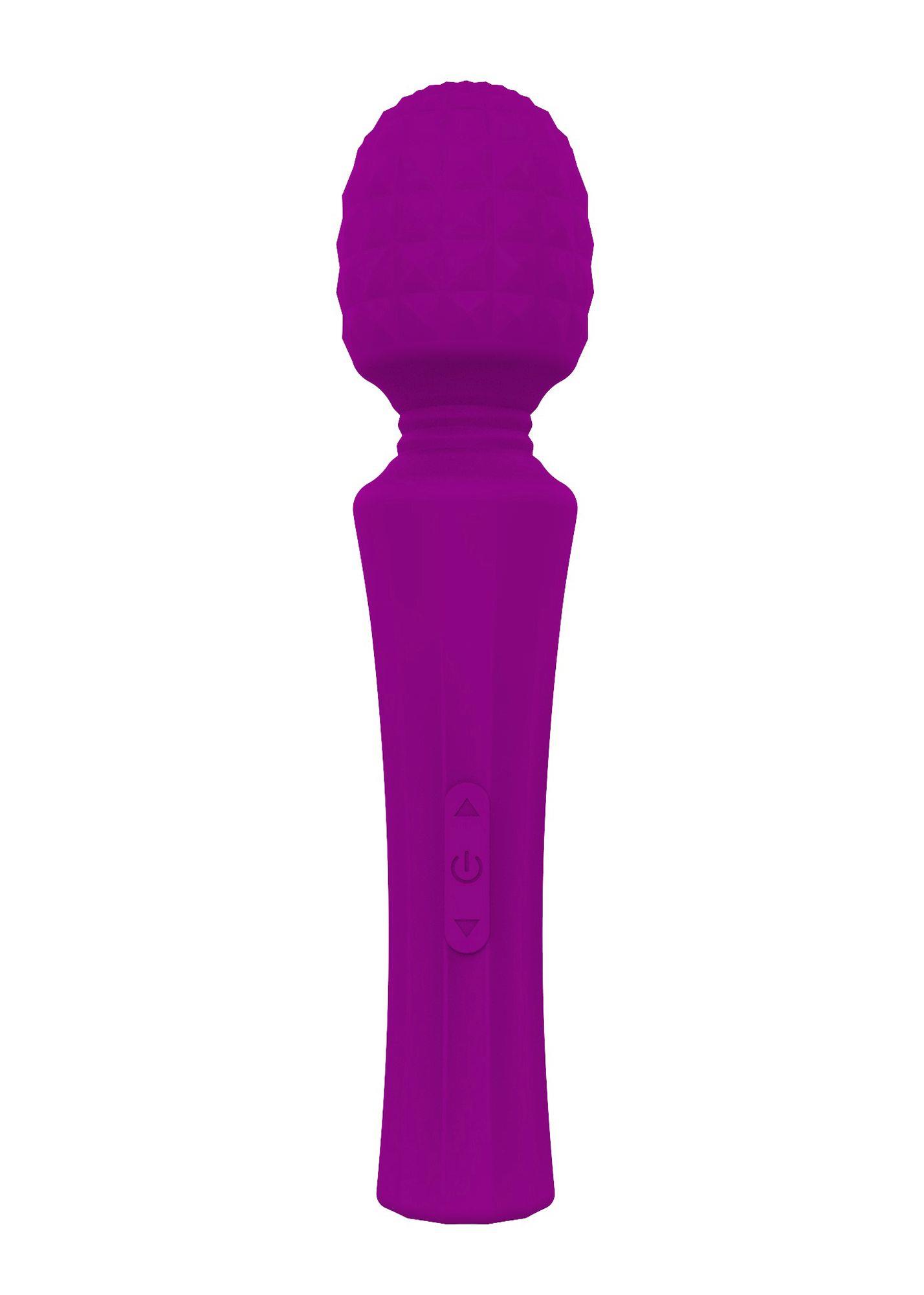 Rechargeable Power Wand violetinis masažuoklis