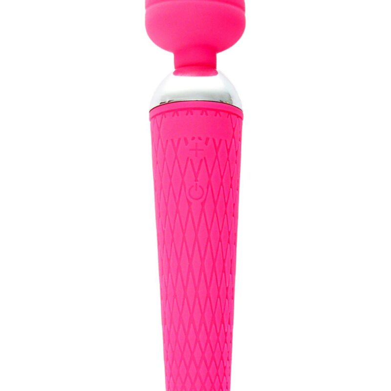 Power Massager Wand USB rožinis, 10 funkcijų