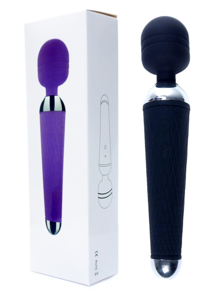 Power Massager Wand USB juodas, 10 funkcijų - Image 6