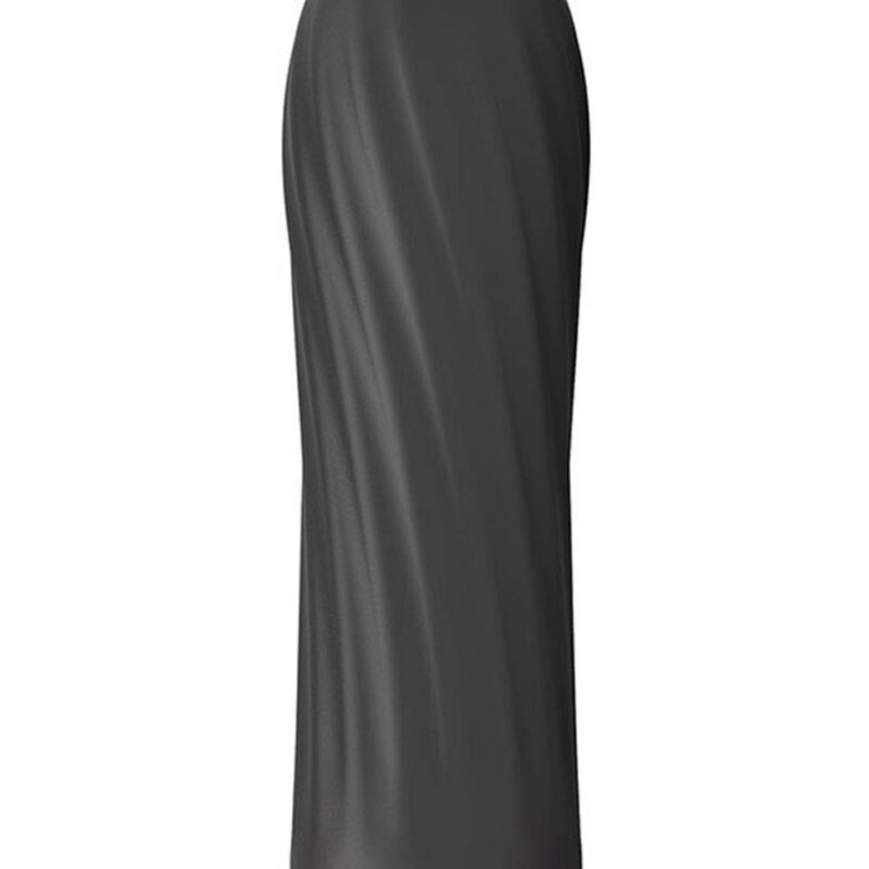 Rechargeable Silicone Touch vibratorius, juodas, 10 funkcijų