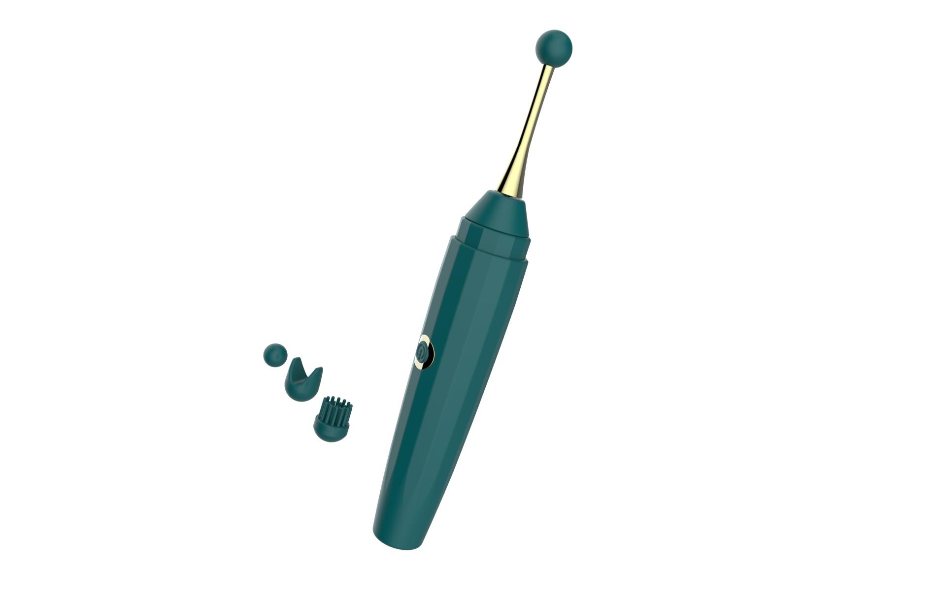 USB masažuoklis su 3 keičiamosiomis galvutėmis, 10 funkcijų - Image 7