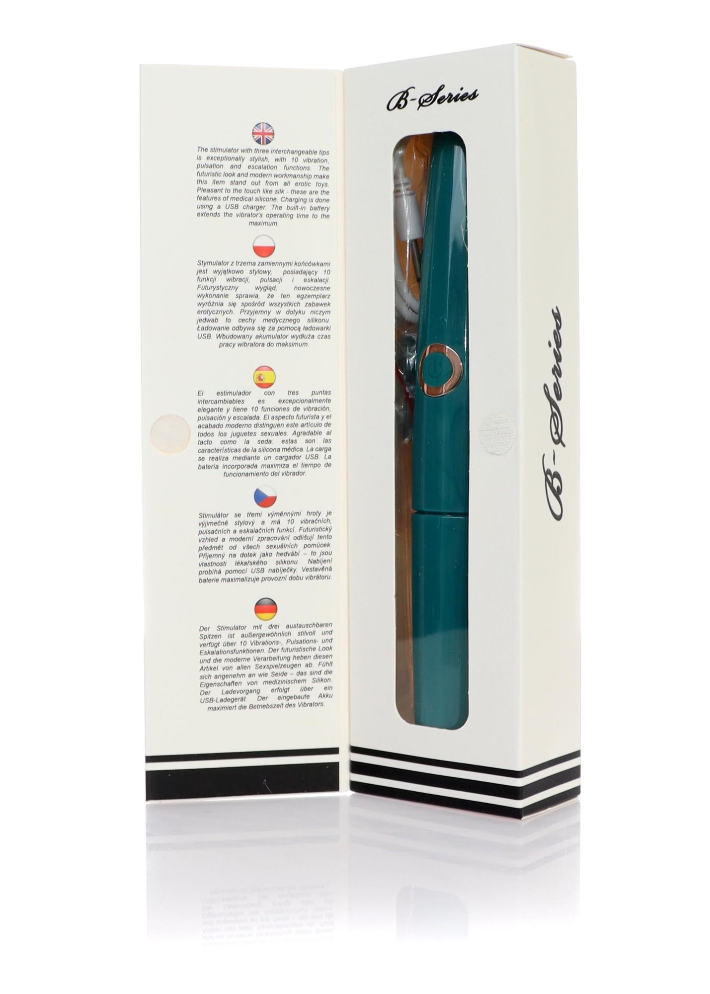 USB masažuoklis su 3 keičiamosiomis galvutėmis, 10 funkcijų - Image 9