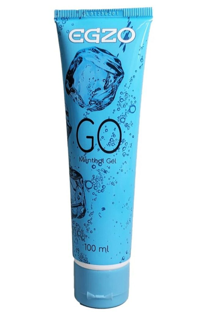 EGZO GO drėkinantis ir uždelsiantis lubrikantas, 100 ml
