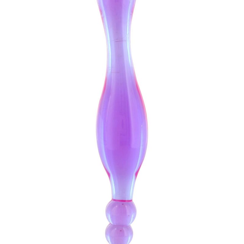 Realistiškas dildo su sėklidėmis – violetinis
