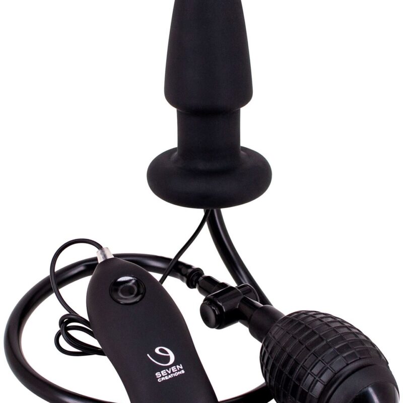 Fanny Hill pripučiamas analinis kištukas, juodas