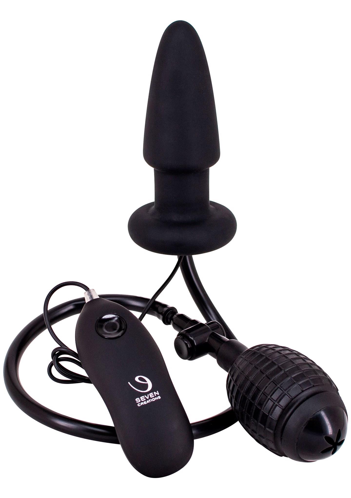 Fanny Hill pripučiamas analinis kištukas, juodas